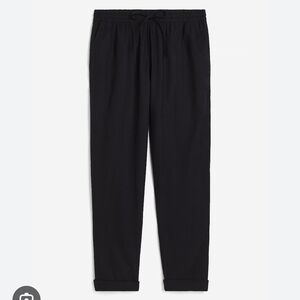 H&M Black Track Pants with Elastic Waistband